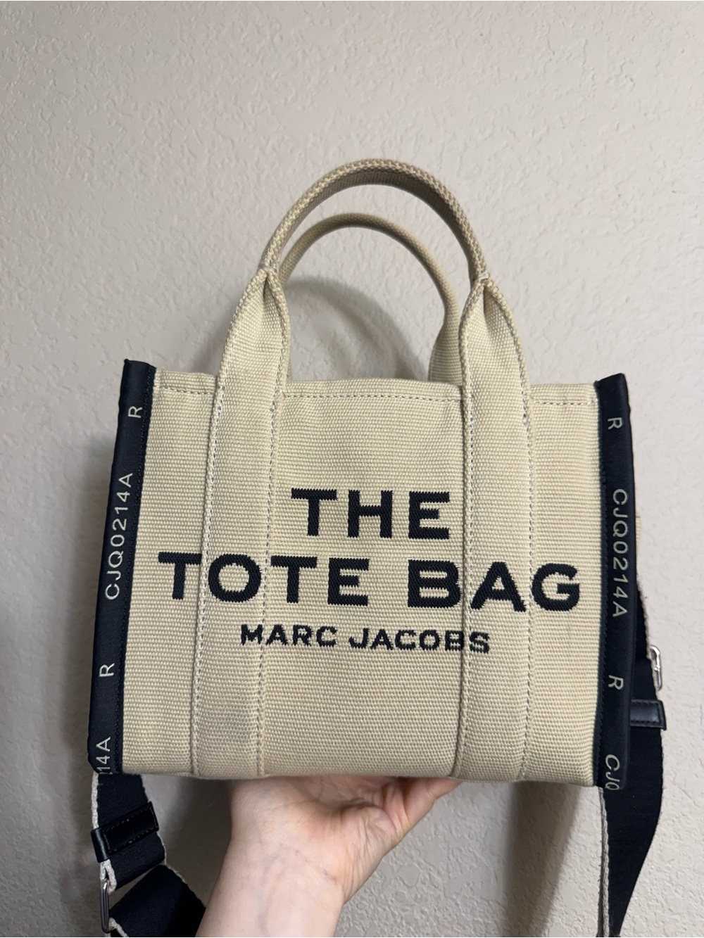 Marc Jacobs The Tote Bag small in Sand black